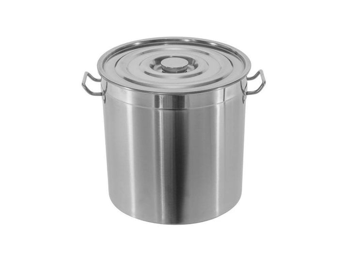 Kochtopf XXL aus Edelstahl in 5 Grössen 20l, 30l, 45l, 70l, 95l auswählbar (50x50cm = 95L), 50x50cm