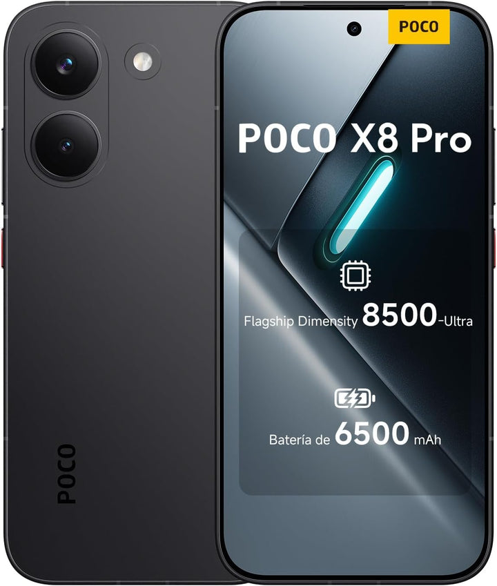 XIAOMI Poco X8 Pro Smartphone 8GB+512GB, Dimensity 8500-Ultra Prozessor, 6500mAh Akku, Ultra-helles
