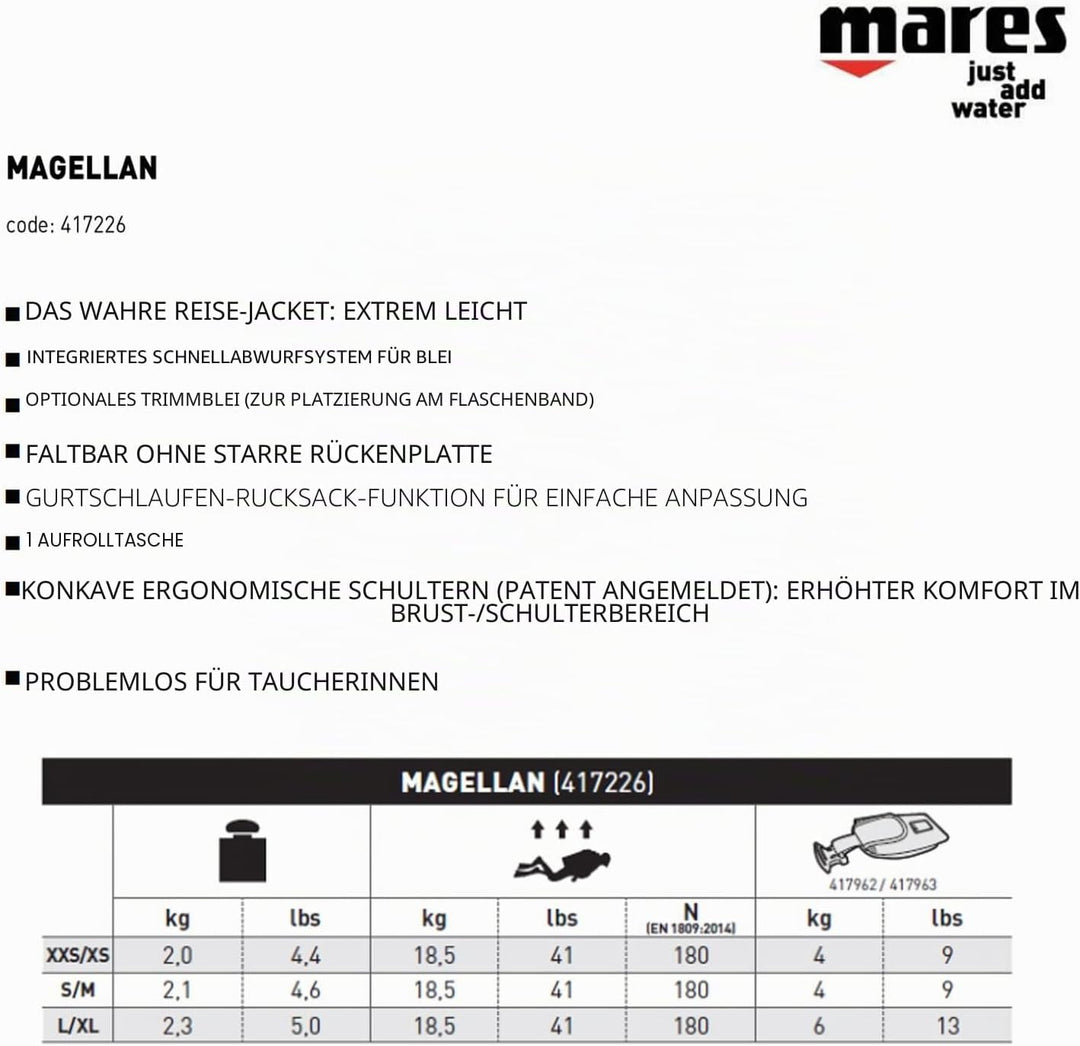 Mares Unisex-Adult Magellan Wetsuit L grau, L grau