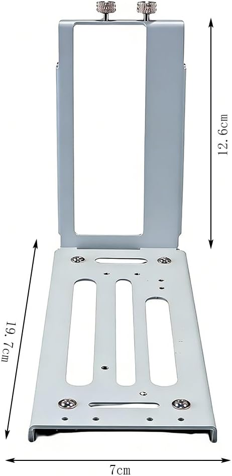 Vertikaler GPU-Ständer aus Metall, Halterung für Grafikkarten im PC-Gehäuse (Weiss)