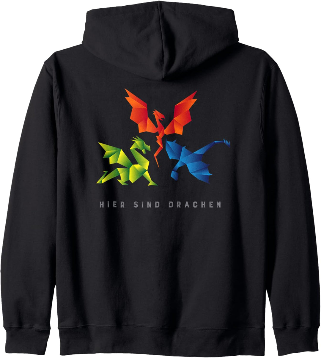 SCP-1762 HIER SIND DRACHEN SCP-Foundation Kapuzenjacke