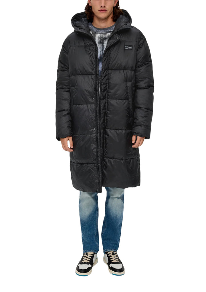 Q/S by s.Oliver Herren Outdoor Mantel L Schwarz, L Schwarz