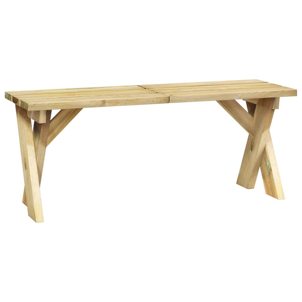 Bussandri Exclusive - Gartenbank 110 cm Kiefernholz Imprägniert