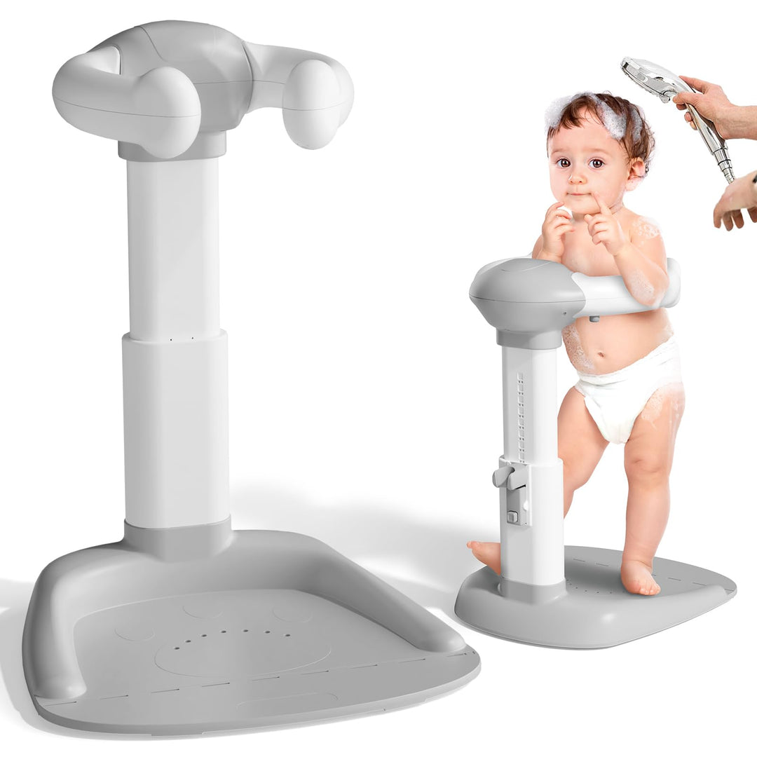 COOSEYA® Baby Dusche Ständer – Einstellbarer Baby Shower Stand Support mit AntiRutsch-Basis, Duschst