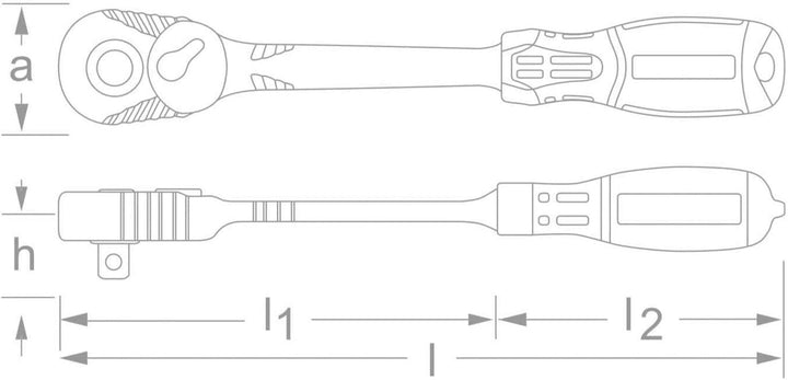 MATADOR Schraubwerkzeuge Hebelumschaltknarre Z90
