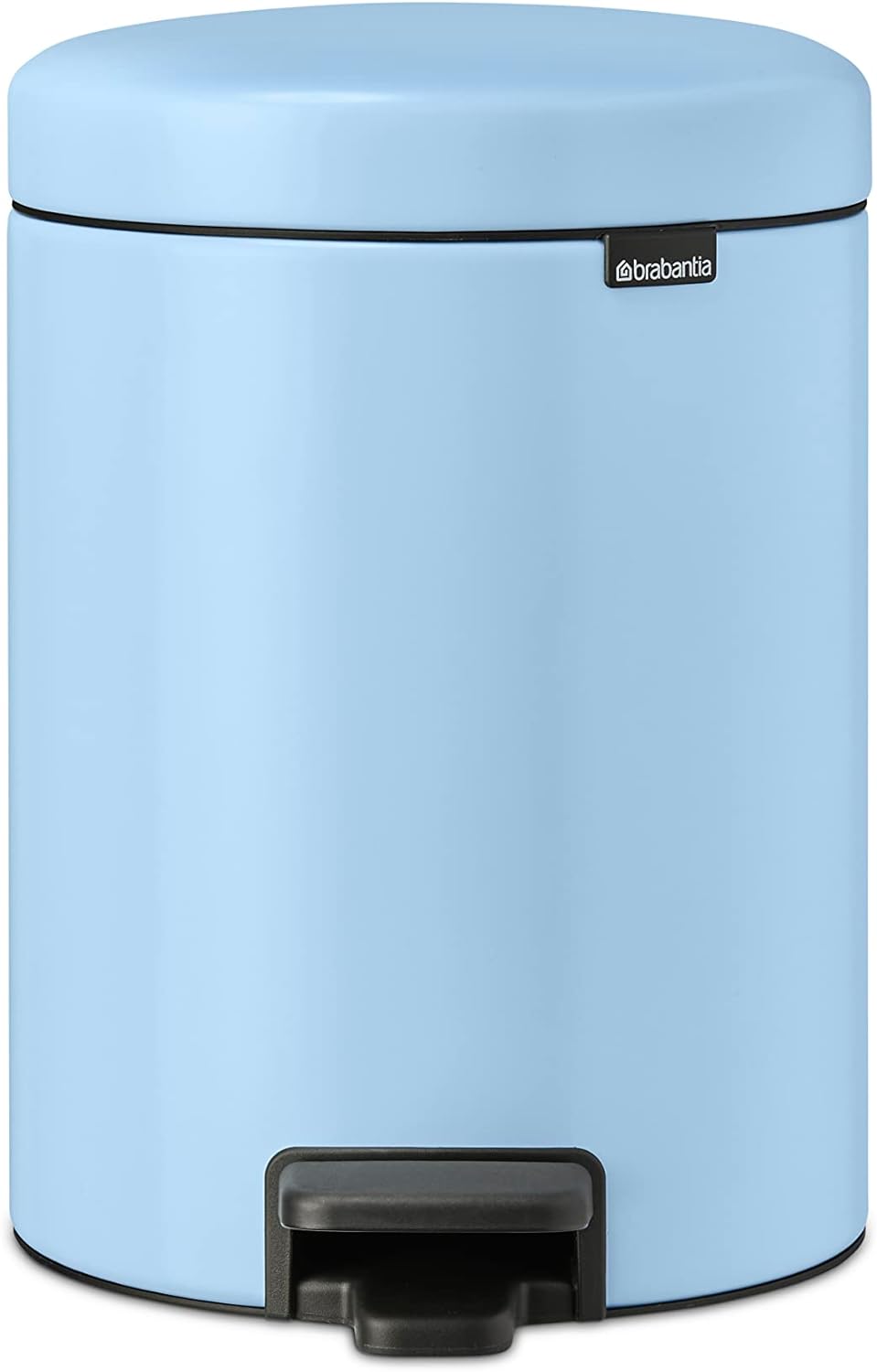 Brabantia - NewIcon Treteimer 5L - Kleiner Abfalleimer für Bad oder Toilette - Sanft Schliessender D