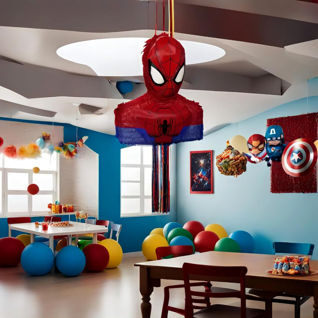 Ultimative Spider-Man-Pinata - Zugschnur Spider Man, Spider Man