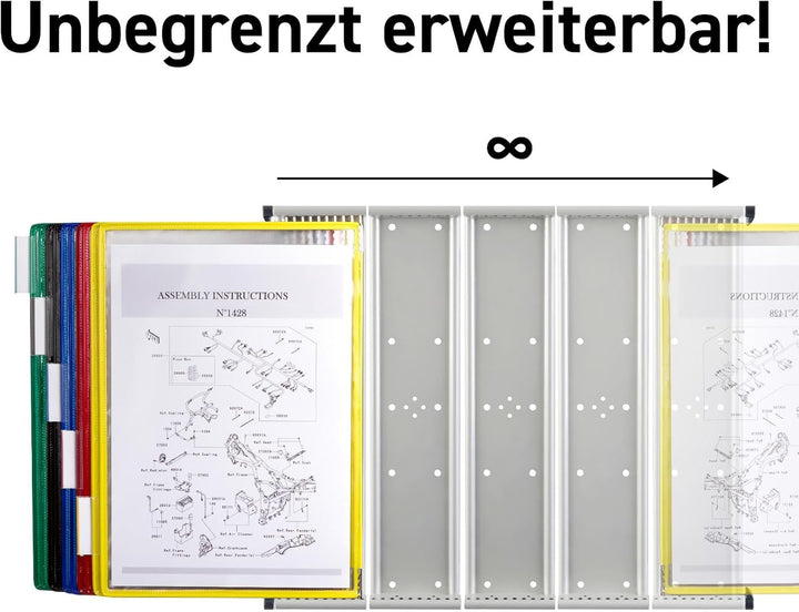 Tarifold 416169 Magnetisches Wandelement A4 sortiert
