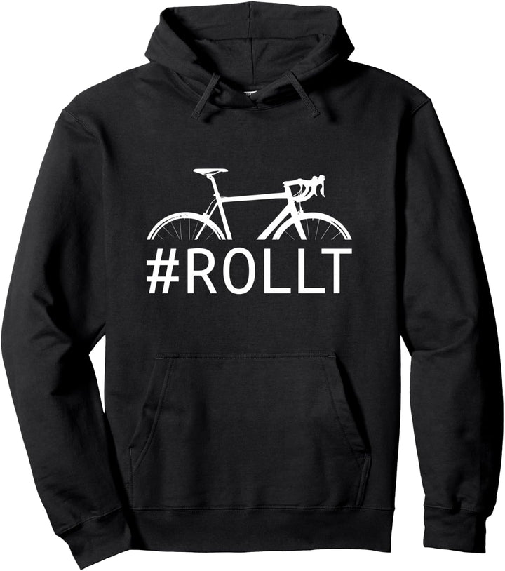 Das Rennrad rollt Pullover Hoodie