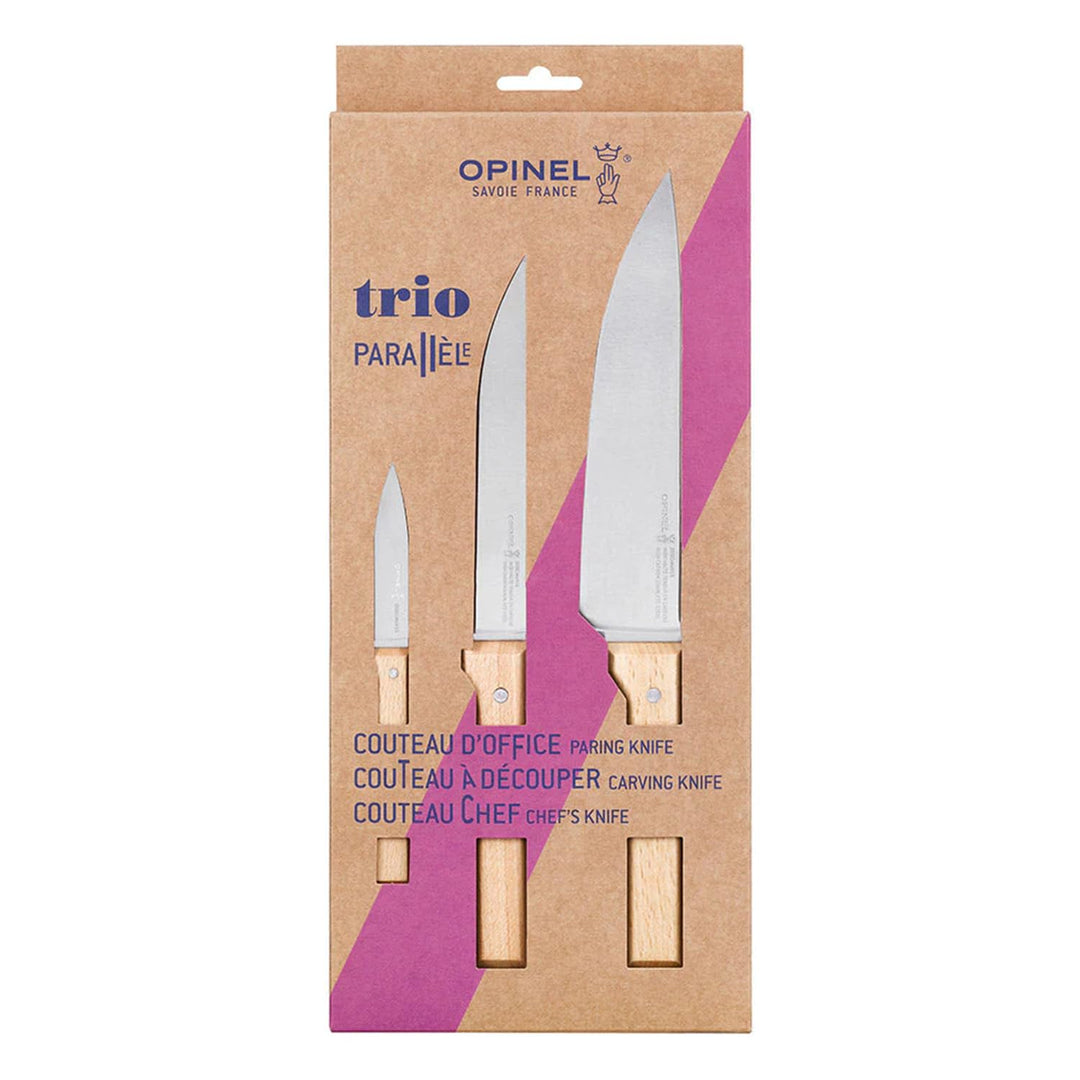 Opinel Kochmesserset - Parallele - 3er Set One Size