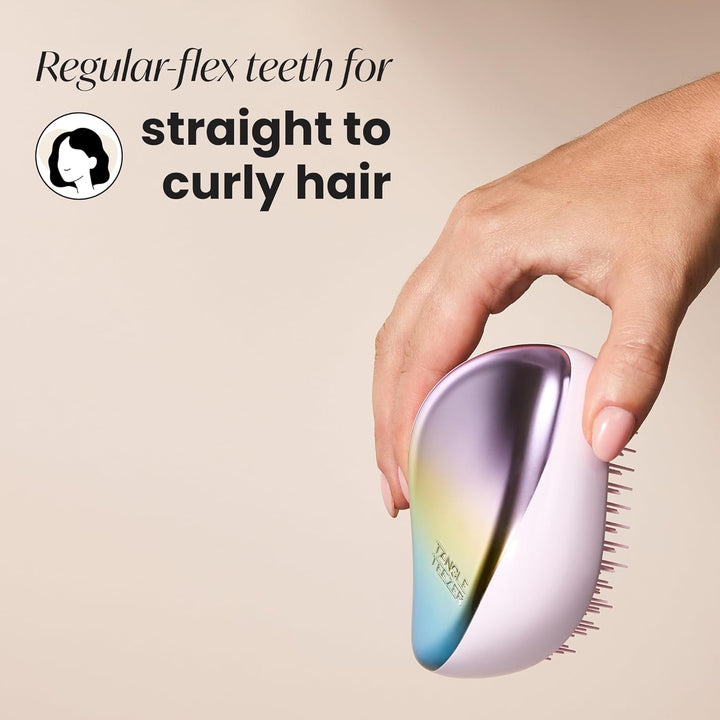 Tangle Teezer Haarbürste Compact Styler Pearlescent Matte - Kompakte Bürste für unterwegs - Entwirre