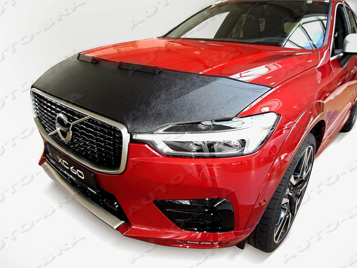 AB3-00059 Carbon Optik Auto BRA kompatibel mit Volvo XC60 Bj. ab 2017 Haubenbra Steinschlagschutz Tu