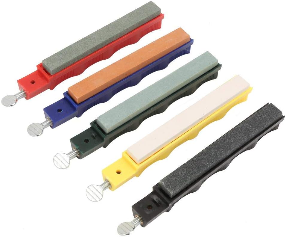 Messerschärfer, Schleifer Schärfstein Set Professionelle Küche Fix-Angle Messerschärfer System Kit f
