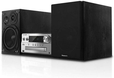 Panasonic SC-PMX90 Mikroanlage mit Bambus-Lautsprechern (120 W, HiFi, Heim-Sound, 14 cm Woofer, 1,9