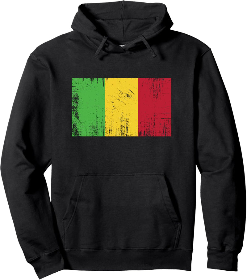 Mali Flagge-Fahne Geschenk Fussball-Fan Sport Pullover Hoodie