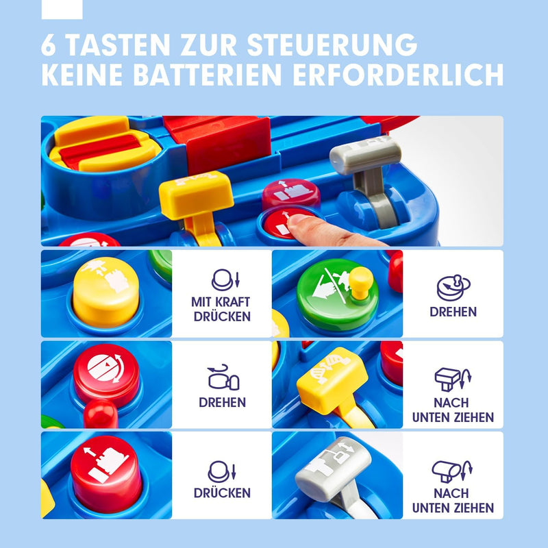 Auto Spielzeug ab 3 4 5 6 Jahre - Track Cars Spielzeug Autobahn Kinder für Kinder Jungen Mädchen übe