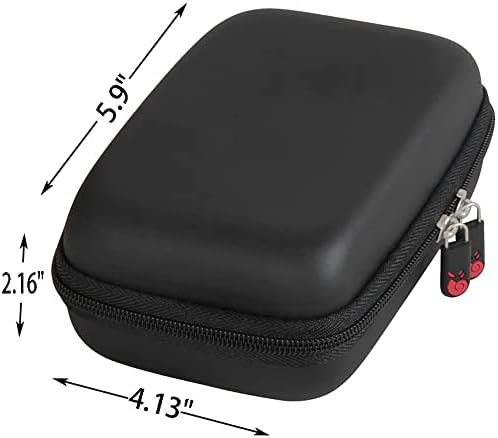 Hart Taschen Hülle für Canon Zoemini Mobiler Mini-Fotodrucker von Hermitshell (Schwarz