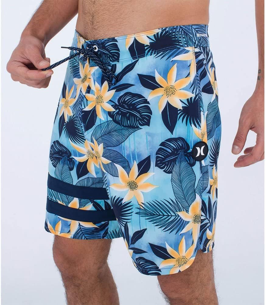 Hurley Herren Phantom-eco Block Party 18' Badeshorts für Herren 28 Meerblick, 28 Meerblick