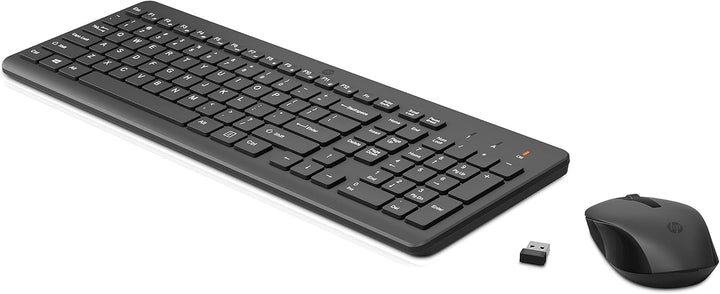 HP 330 Wireless Mouse & Keyboard, USB-A, Schwarz