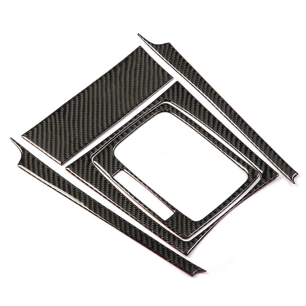 Schalttafelabdeckung, Carbon Auto Schaltpanel Verkleidung für W204 C Klasse 07-13 (Left Hand Drive)