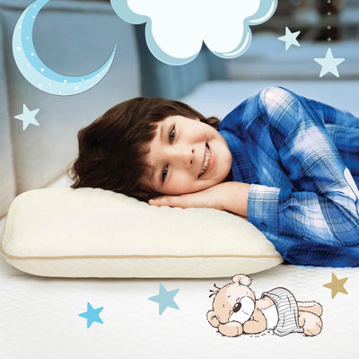 VITAPUR MemoDream Junior Kid's Kissen, Memory-Schaum, hypoallergen, weich, waschbar, Zertifiziert na