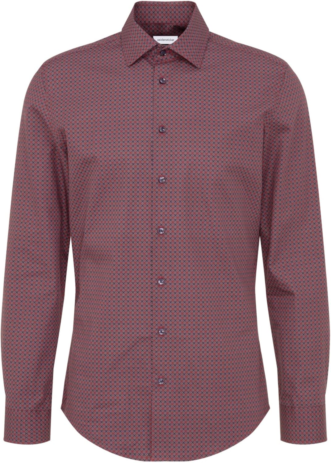Seidensticker Herren Business Hemd - Shaped Fit - Bügelfrei - Kent-Kragen - Langarm - 100% Baumwolle