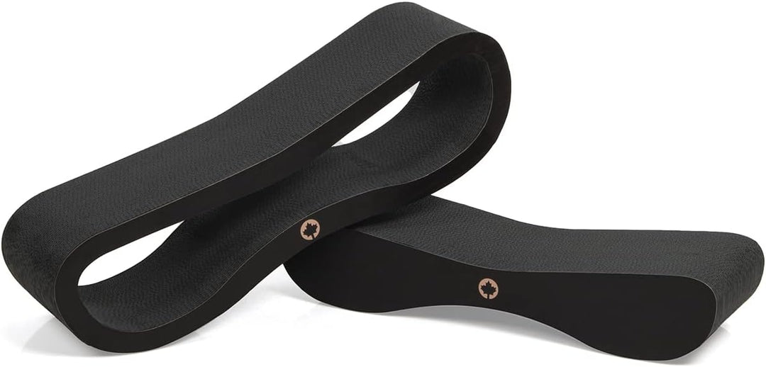 CanadianCat Company | Kratzbrett Set - Orbit+Satellite 2.0 - Black Edition - gemasert - Katzenmöbel