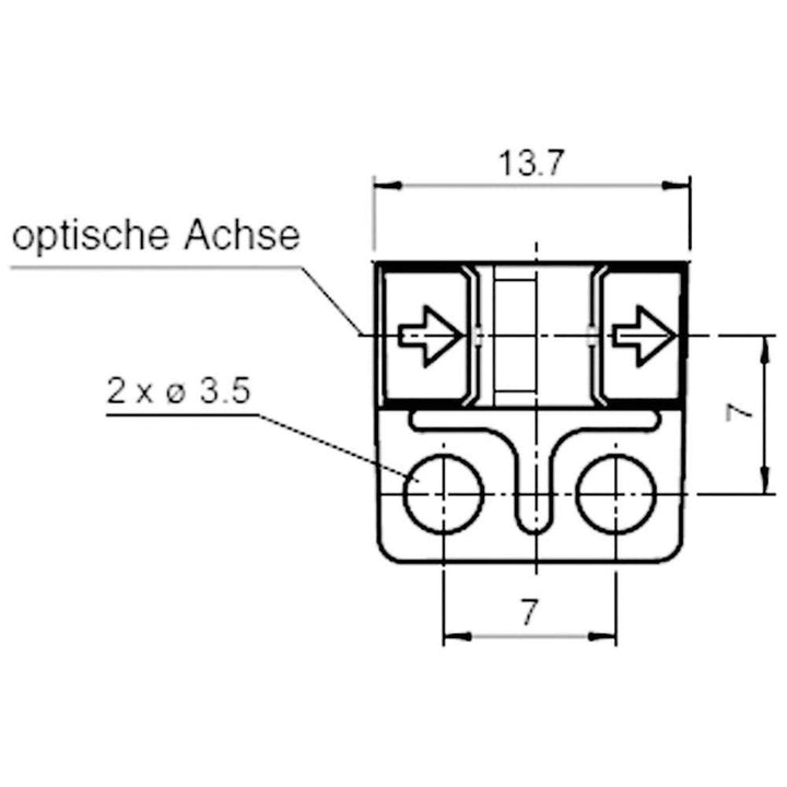 Pepperl+Fuchs Gabel-Lichtschranke GL5-J/43a/155 GL5-J/43a/155 hellschaltend, dunkelschaltend 1 St.