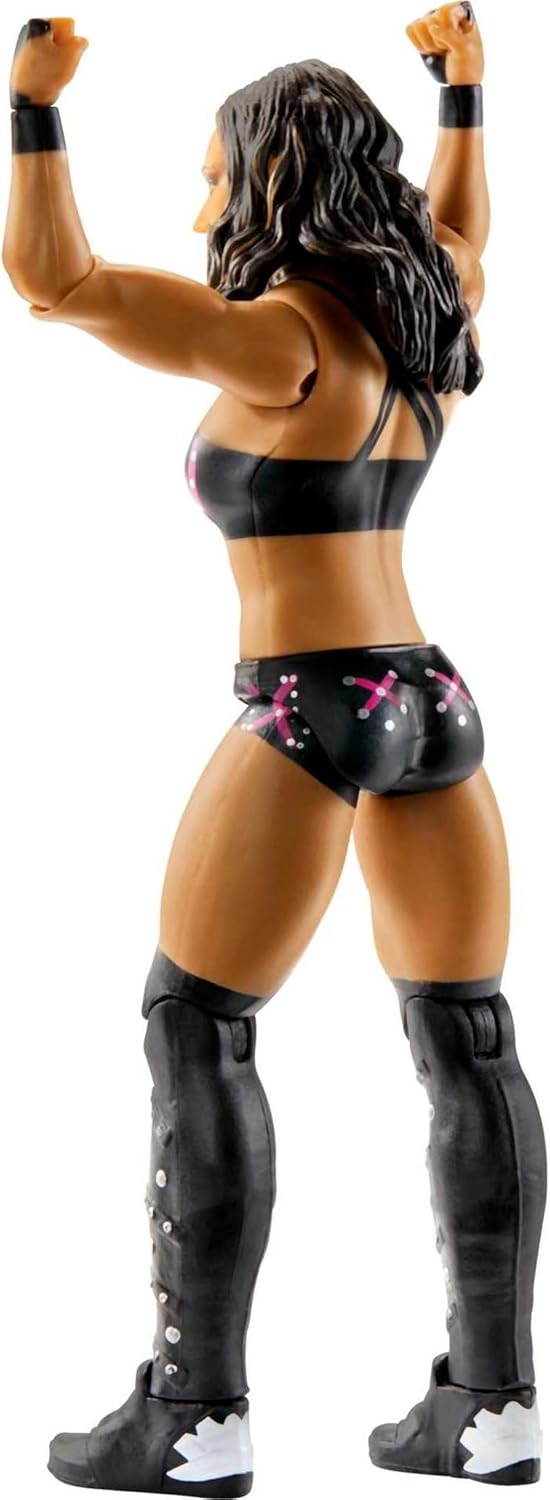 WWE Jacy Jayne Basic Actionfigur, 10 Gelenkpunkte & lebensechte Details, 15,2 cm grosses Sammlerstüc
