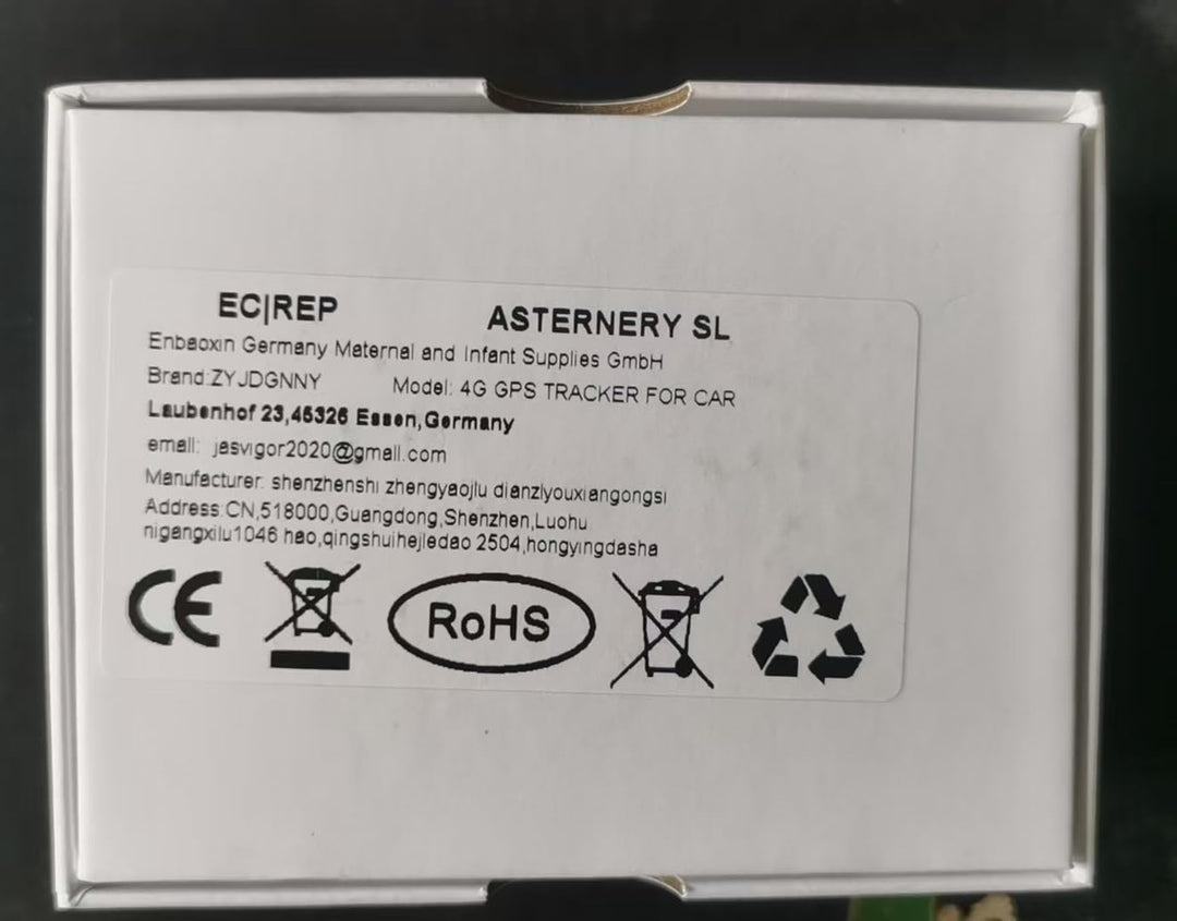 GPS Tracker Car Without Subscription - 90 Days Standby, 5 Second Position Update, 4200 mAh Battery,