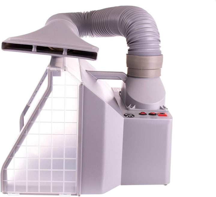 Airbrush Spritzkabine ZWEI VENTILATOREN Absauganlage Leistung und Lichtregler Absaugleistung inkl. B