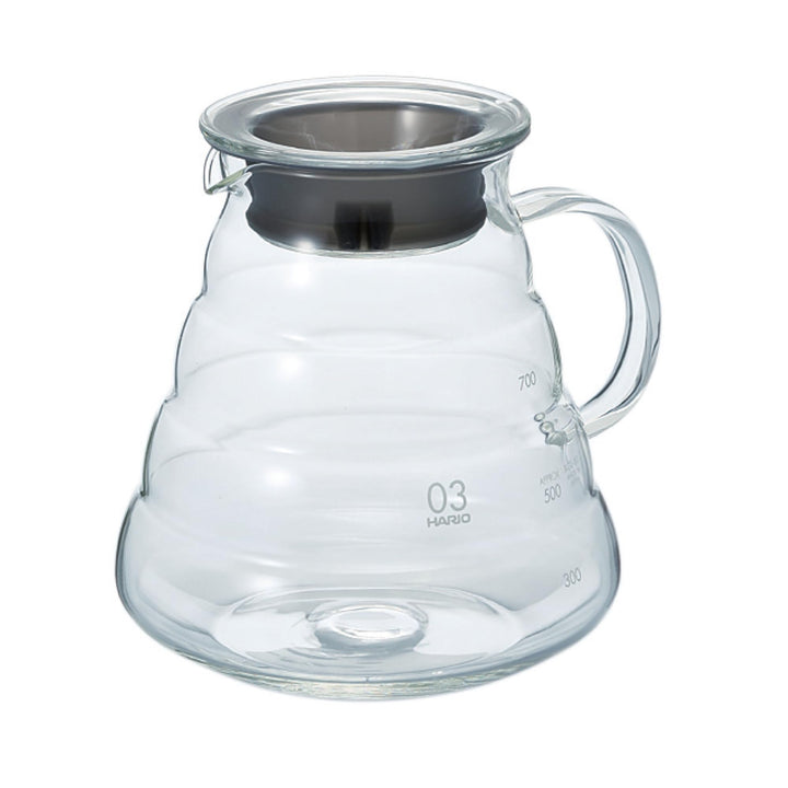 Hario XGS-80TB Kaffeekanne aus Glas / Range Server 800 ml, farblos, 13 x 15,2 x 13 cm, 13 x 15,2 x 1
