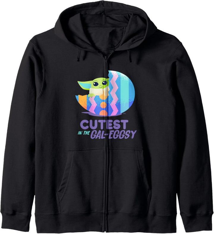 Star Wars The Mandalorian Grogu Easter Cutest in Gal-Eggsy Kapuzenjacke