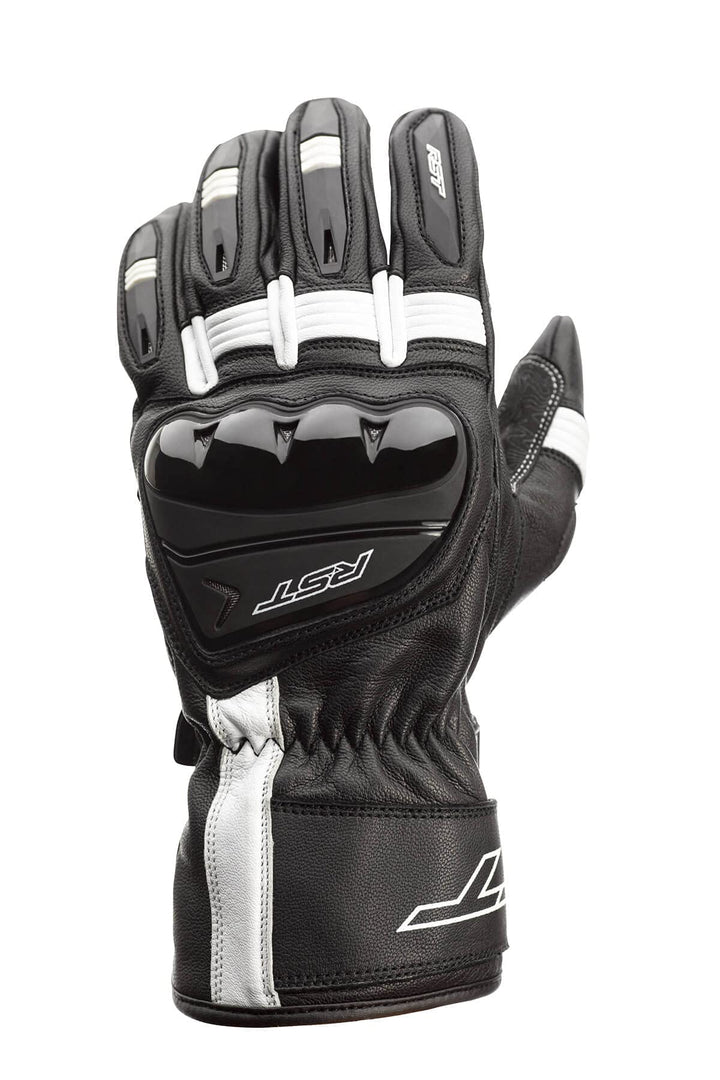 RST Pilot Motorradhandschuhe (Black/White,2XL)