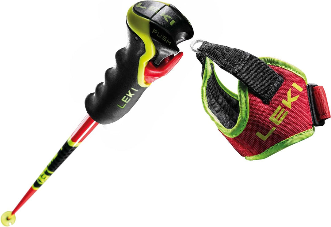 LEKI REKI Skistock GS Stock 2023 VENOM GS 3D 120 cm hellrot, 120 cm hellrot