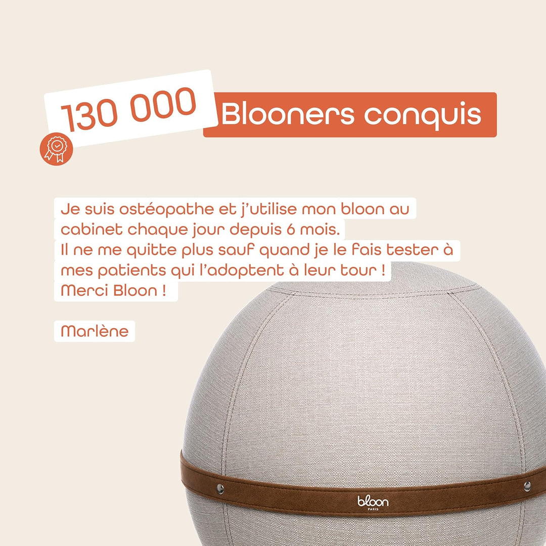 ‎Bloon Paris ORIGINAL Design Sitzball XL Taupe P65_106