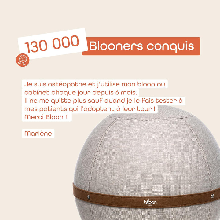 ‎Bloon Paris ORIGINAL Design Sitzball XL Taupe P65_106