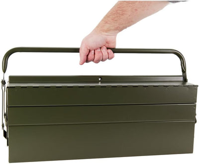 Dönges Werkzeugkasten nach Bundeswehr TL 5140-0010, 530 x 210 x 210 mm, 5-teilig JD32-210-7-0436/00