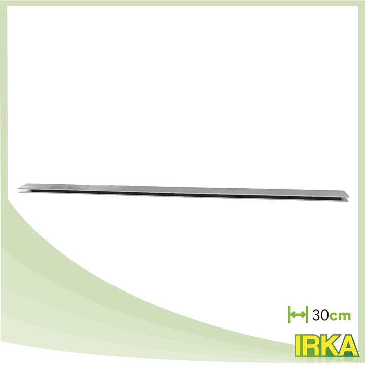 IRKA Rasenkantenband 15 cm x 15m x 1mm Flexible Beeteinfassung | Rasenkante Metall verzinkt 15cm mit