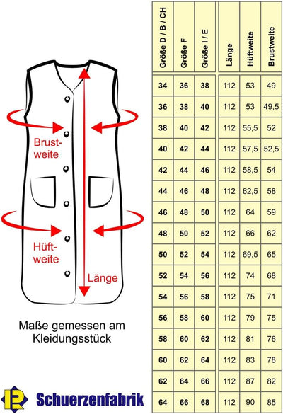 Damenkittel ohne Arm Kochschürze Kittel Schürze Knopfkittel einfarbig Hauskleid 42 Lila, 42 Lila