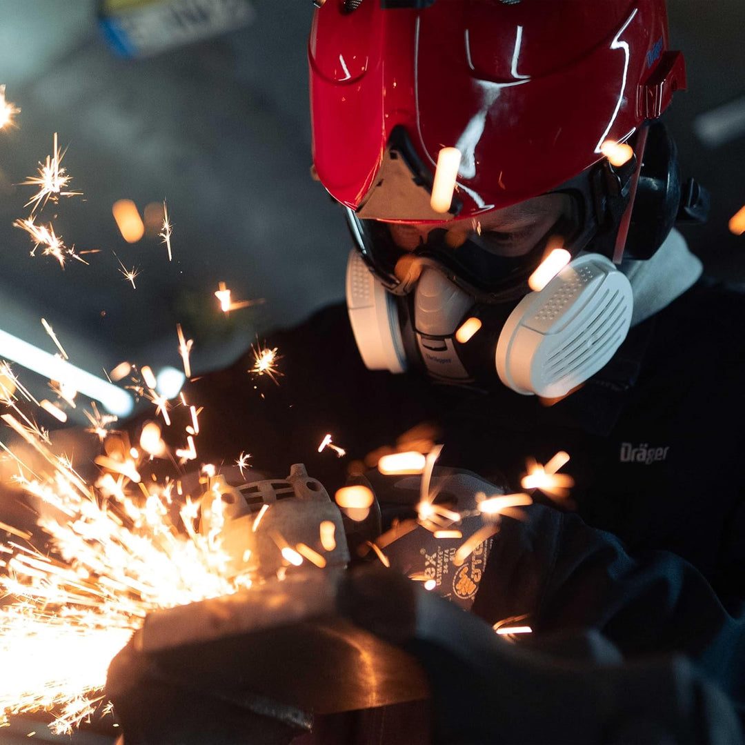 Dräger X-plore 3300 Handwerker Halbmasken-Set inkl. P3 R Partikelfilter | Grösse L | gegen Fein-Stau