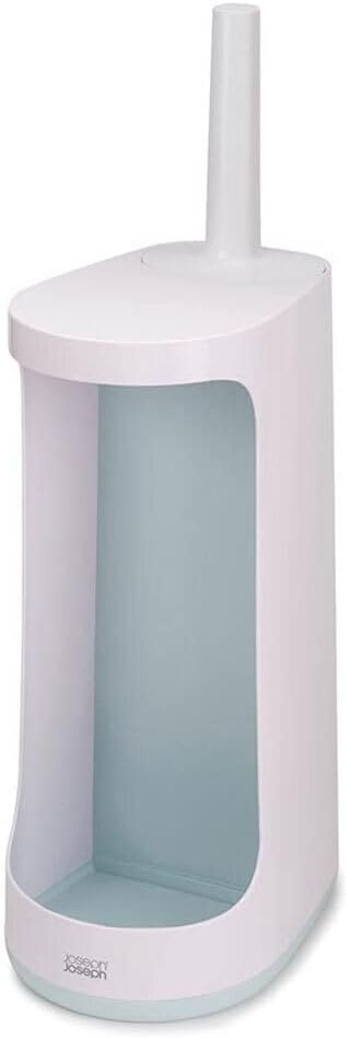 Joseph Joseph Flex Plus - Hygienische Silikon-Toilettenbürste mit extragrossem Aufbewahrungsbehälter