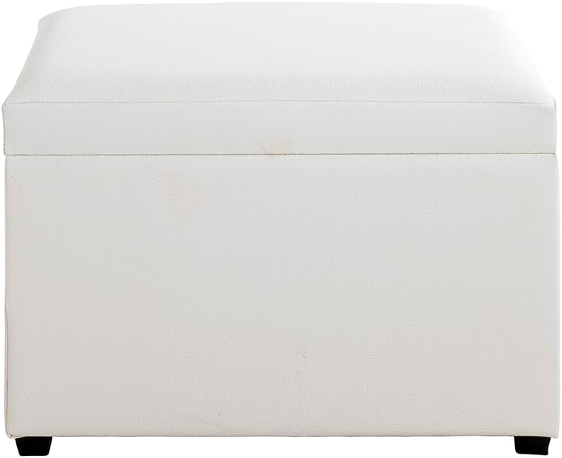 HAKU Möbel Sitztruhe, MDF, weiss, T 39 x B 58 x H 42 cm, Weiss