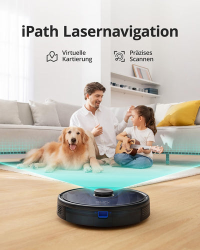 eufy by Anker RoboVac L35 Gen 2023 Saug- & Wischroboter (3200Pa Saugkraft, 145min Akkulaufzeit, 330m