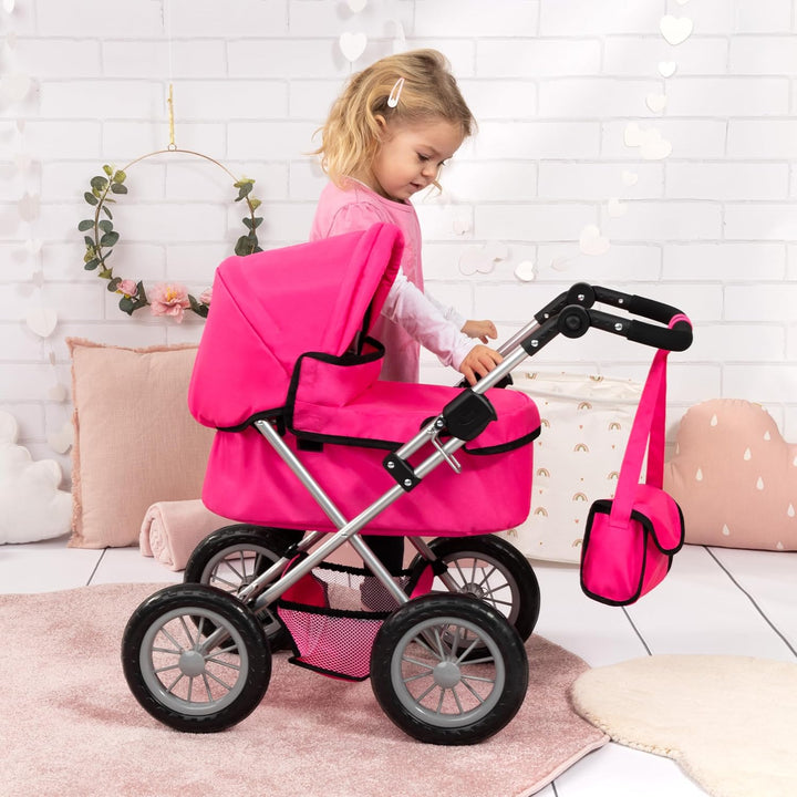 Bayer Design 13029 - Puppenwagen Trendy, pink, 67 x 41 x 67 cm