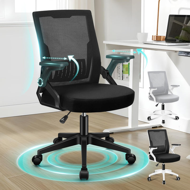 ALFORDSON Bürodrehstuhl, Hochlehner Netzstoff Gaming Sitz, Ergonomische Verstellbare Bequeme Armlehn