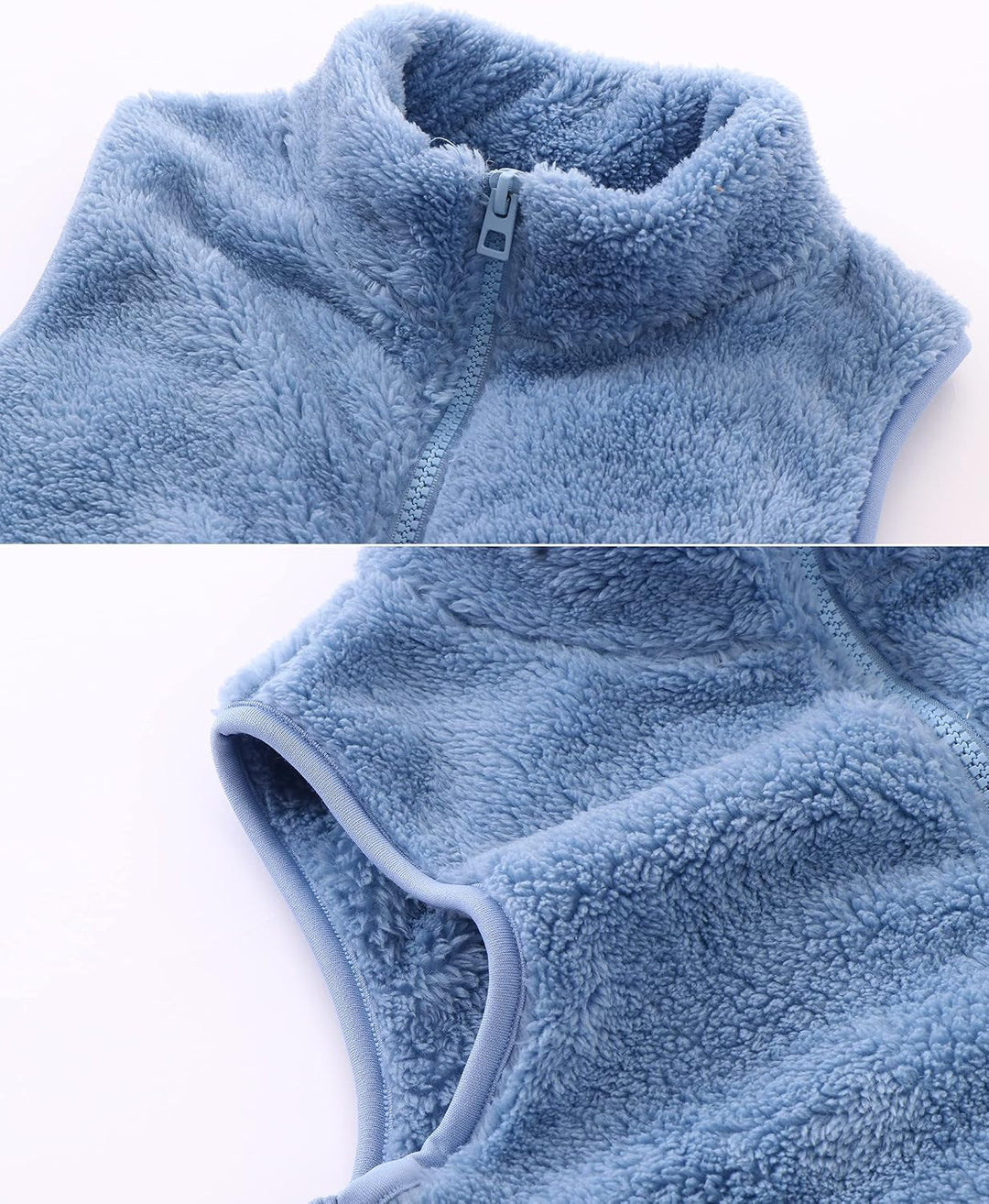 Kinder Fleece Weste Winter Baby Kleinkind Jungen Mädchen Eltern-Kind Fleeceweste Super Warm Plüsch S