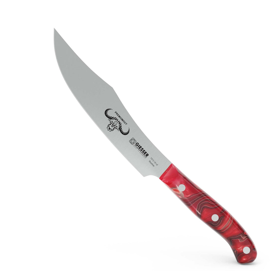 GIESSER seit 1776 - Made in Germany - Zubereitungsmesser 16 cm Red Diamond, PremiumCut Veggie No 1,