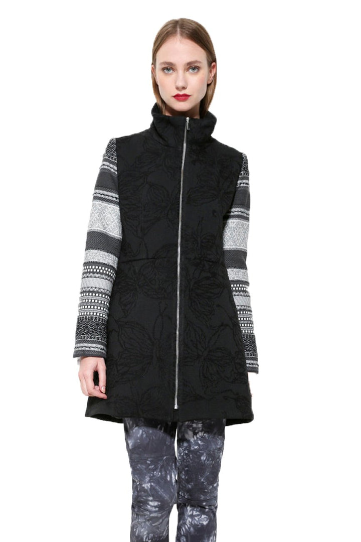 DESIGUAL MANTEL FRAU ABRIG MOND 17WWEWG0 38 (s) schwarz