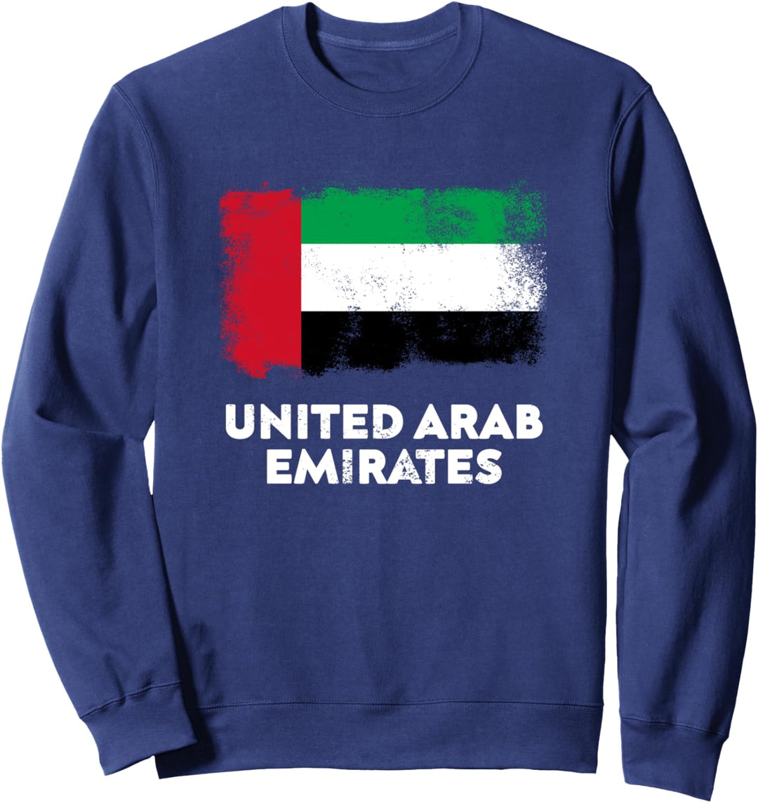 United Arab Emirates Flagge Vereinigte Arabische Emirate Sweatshirt